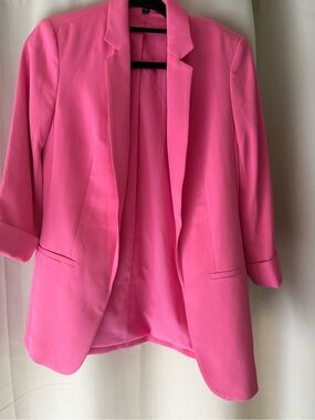 Express Hot Pink Women's Open-Front Blazer